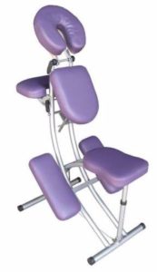 Chaise ergonimique pour le shiatsu assis